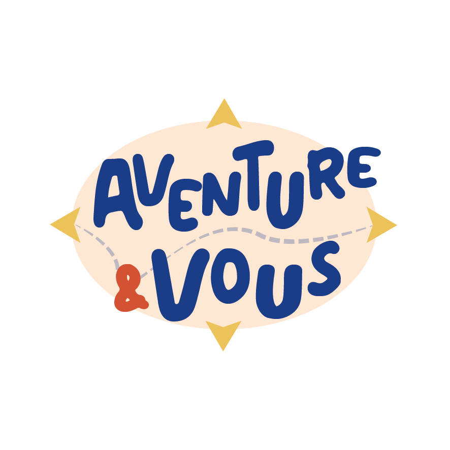 Univers graphique Aventure&Vous - Logo Aventure&vous couleur