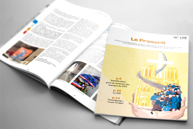 supports imprimables Création de la maquette et des illustrations du Proscrit numéro 108 par Gaëlle Geay